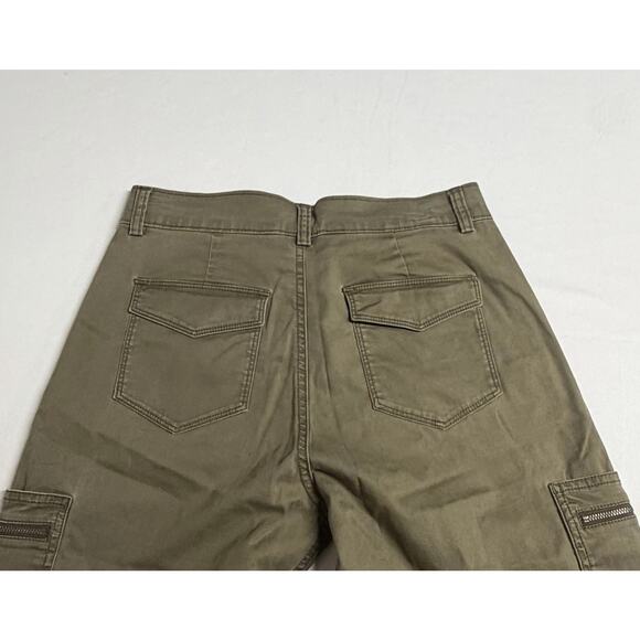 ATHLETA Women’s Summit Cargo Pant Olive Green Stripe Utility Hiking Pants Size 2 - Picture 3 of 14